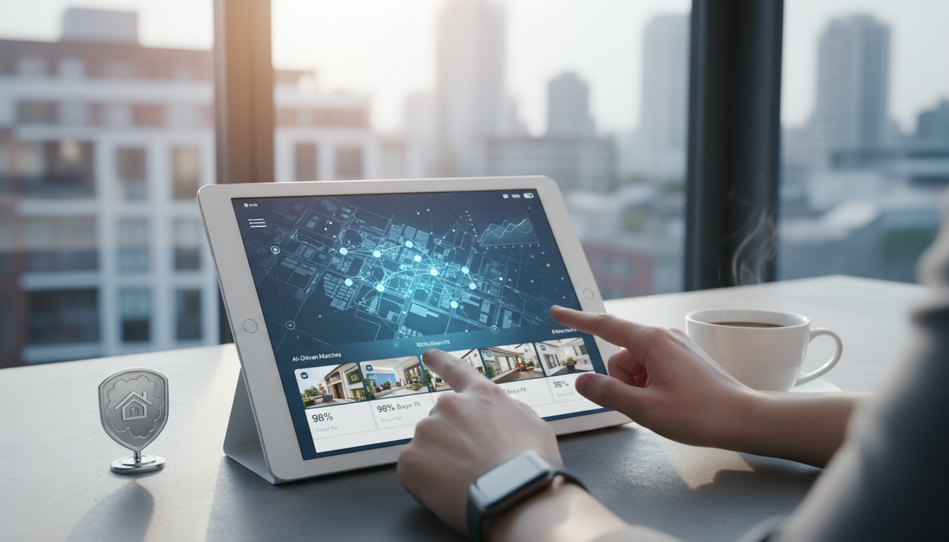 Иллюстрация к статье о Как применить искусственный интеллект в подборе объектов недвижимости для покупателей