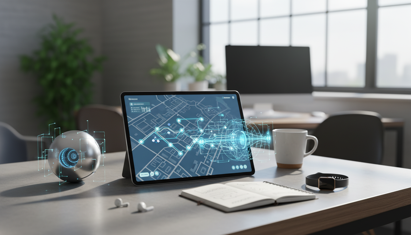 Иллюстрация к статье о Как применить искусственный интеллект в оптимизации маршрутов доставки