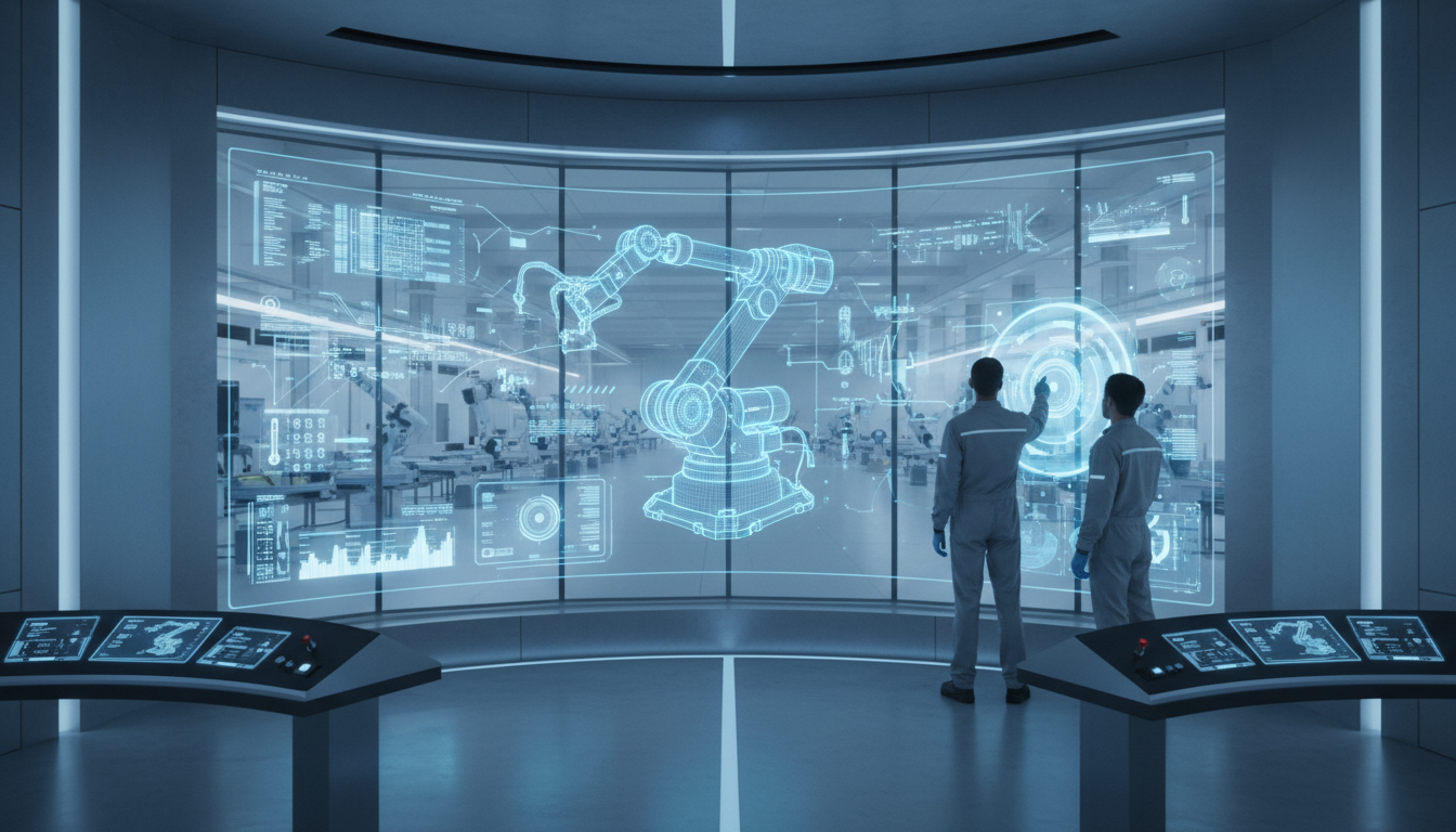 Цифровой двойник производственного изделия с наложением ИИ-аналитики качества