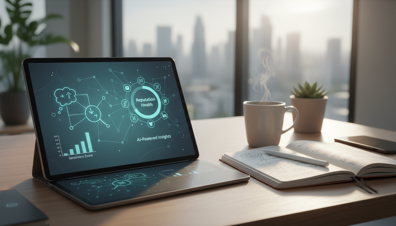 Иллюстрация к статье о Как применить искусственный интеллект в анализе отзывов и управлении репутацией