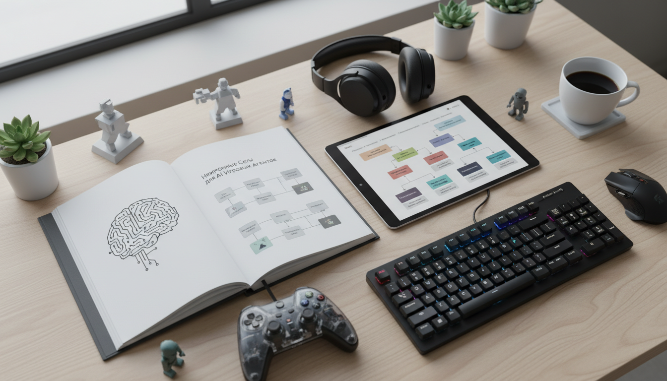 Иллюстрация к статье о Как применить искусственный интеллект в разработке видеоигр