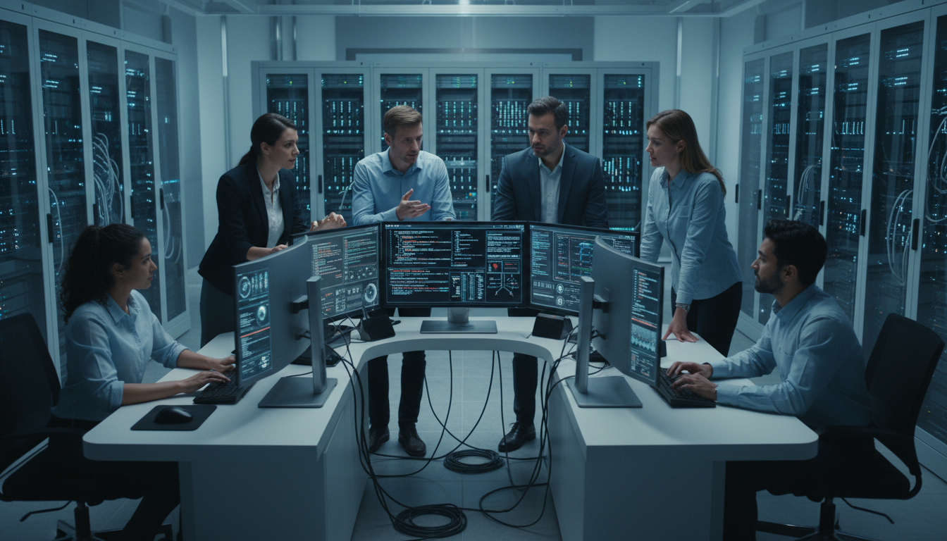 Команда специалистов настраивает ИИ-платформу для обработки обращений граждан