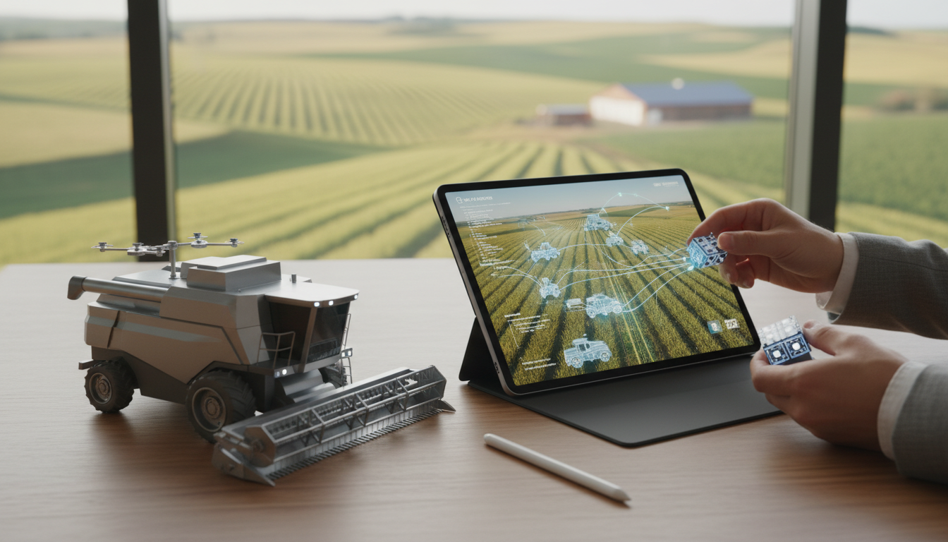 Иллюстрация к статье о Как применить искусственный интеллект в автоматизации работы сельхозтехники