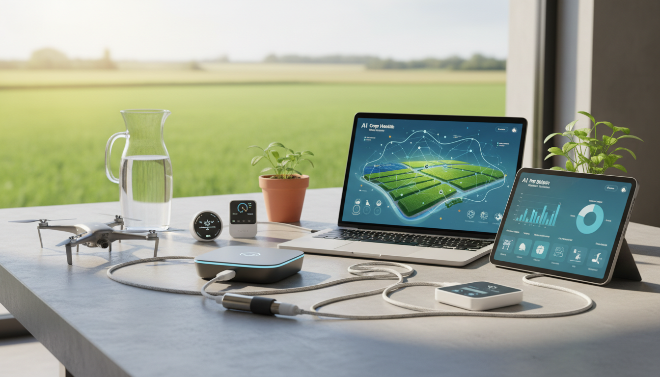 Иллюстрация к статье о Как применить искусственный интеллект в оптимизации систем орошения