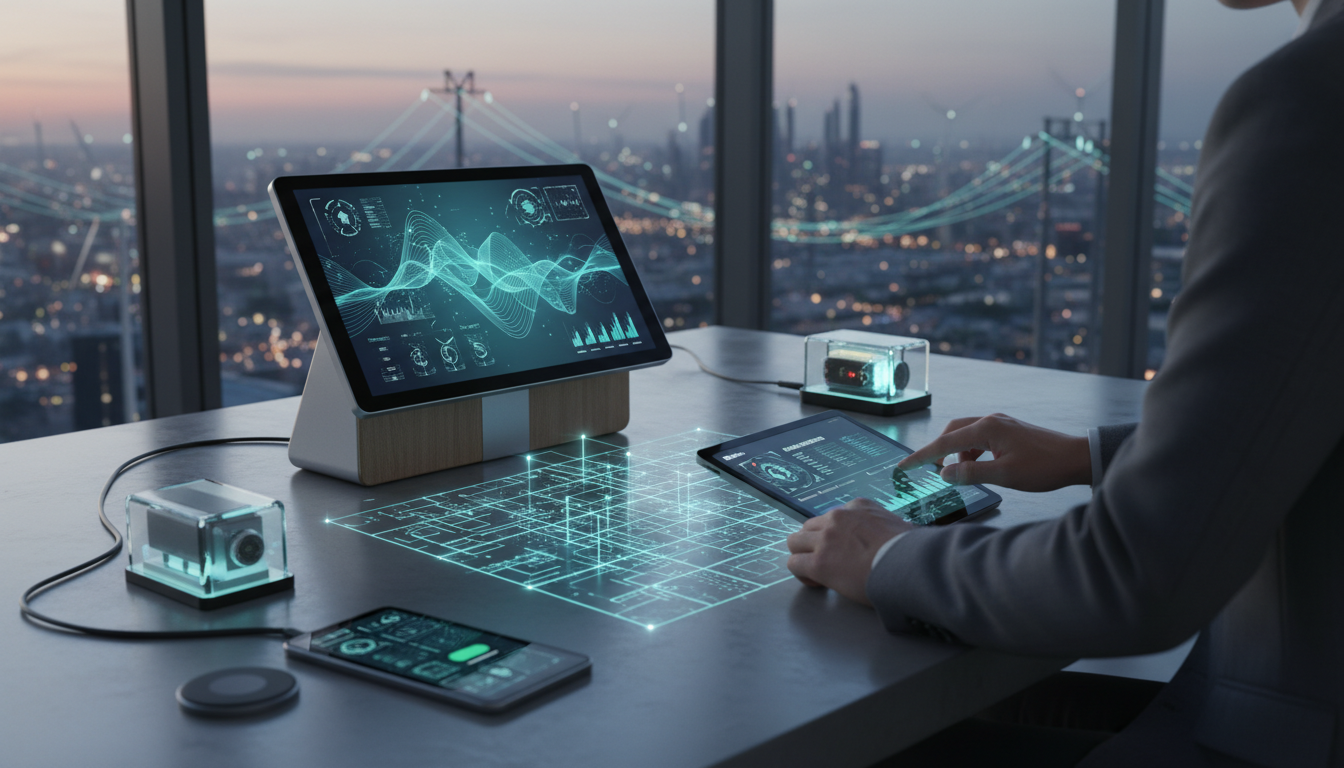 Иллюстрация к статье о Как применить искусственный интеллект в управлении энергосетями и балансировке нагрузки