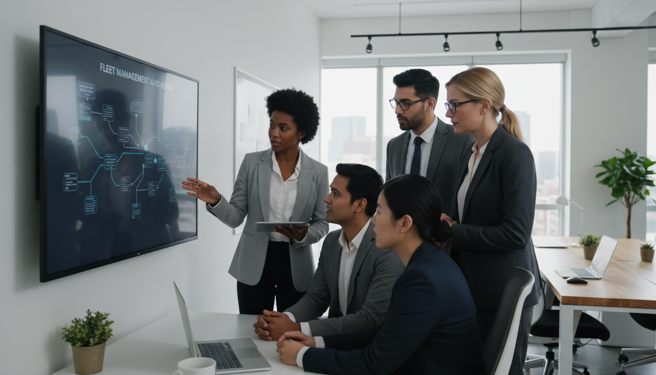 Пошаговое внедрение ИИ в автопарк — команда и цифровая платформа