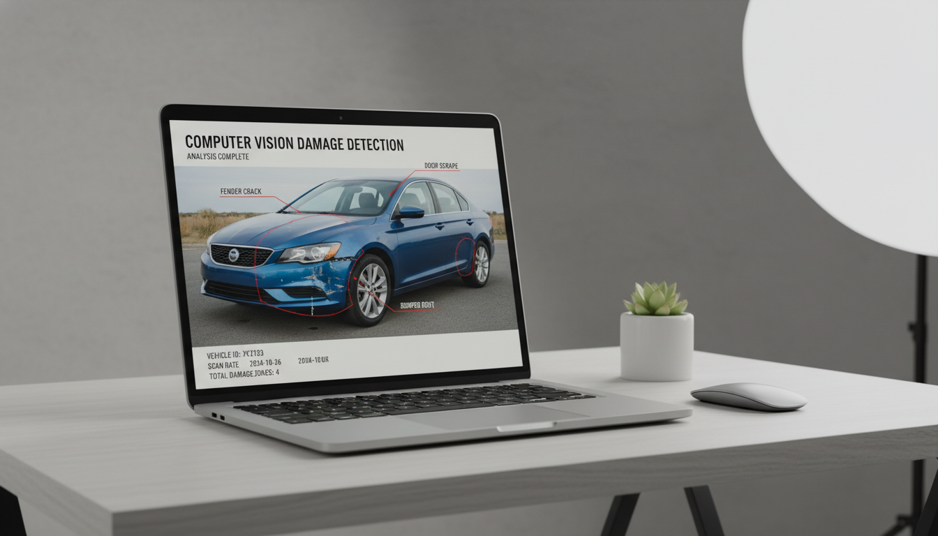 Нейросеть анализирует повреждения кузова автомобиля по фотографии