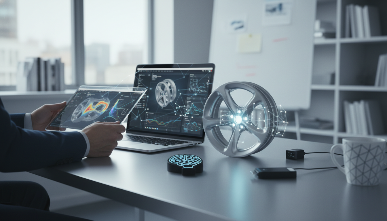 Иллюстрация к статье о Как применить искусственный интеллект в проектировании автомобильных деталей