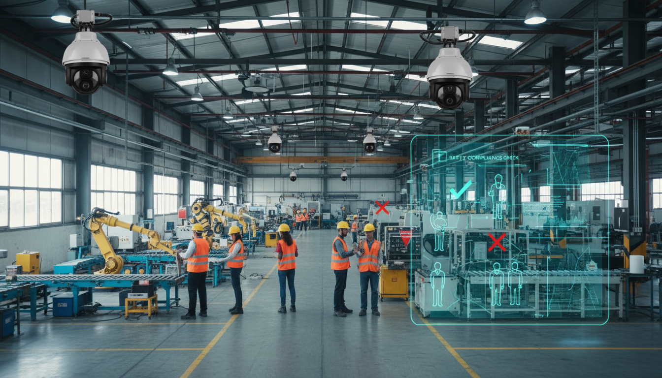 Реальный кейс внедрения ИИ-видеонаблюдения на производственном предприятии