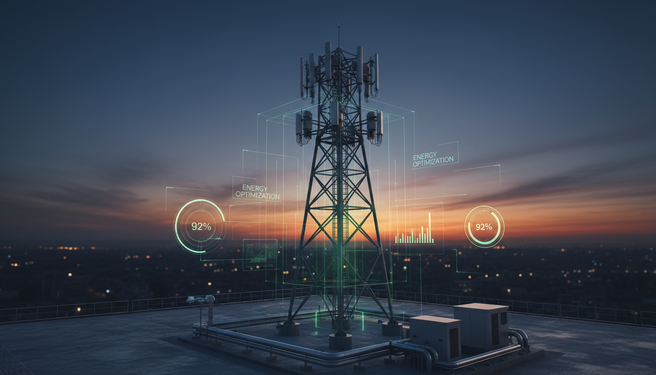 Энергоэффективность базовых станций 5G под управлением ИИ