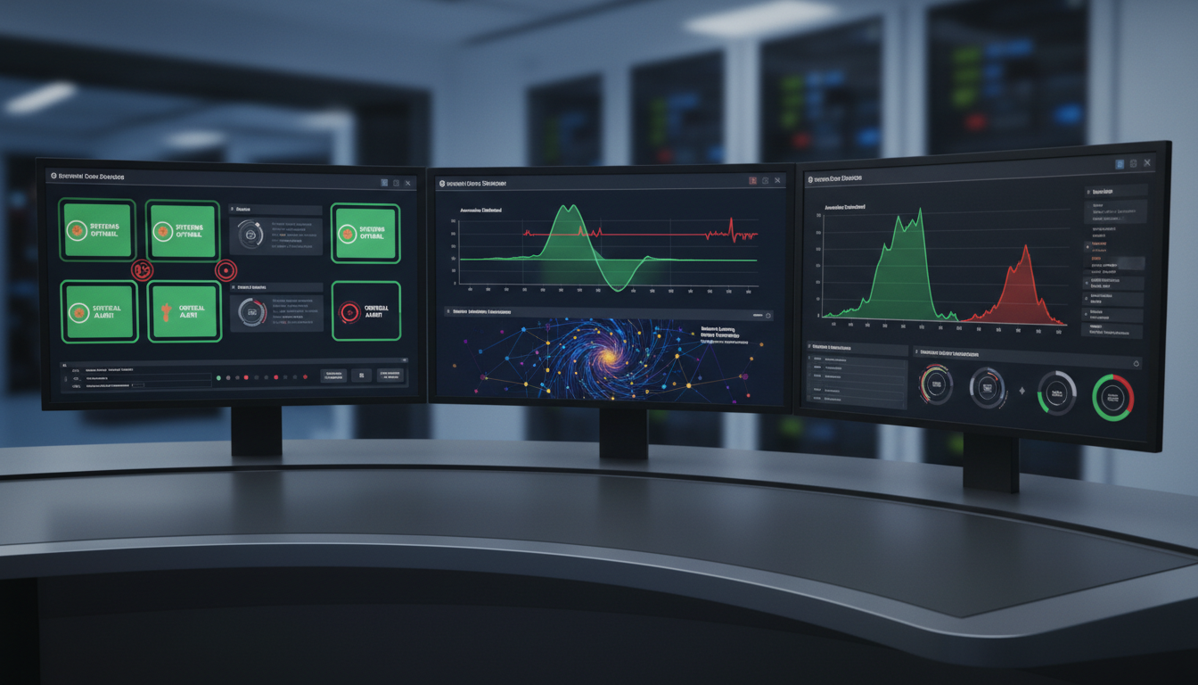 AIOps-система анализирует метрики сети и автоматически обнаруживает аномалии для защиты SLA