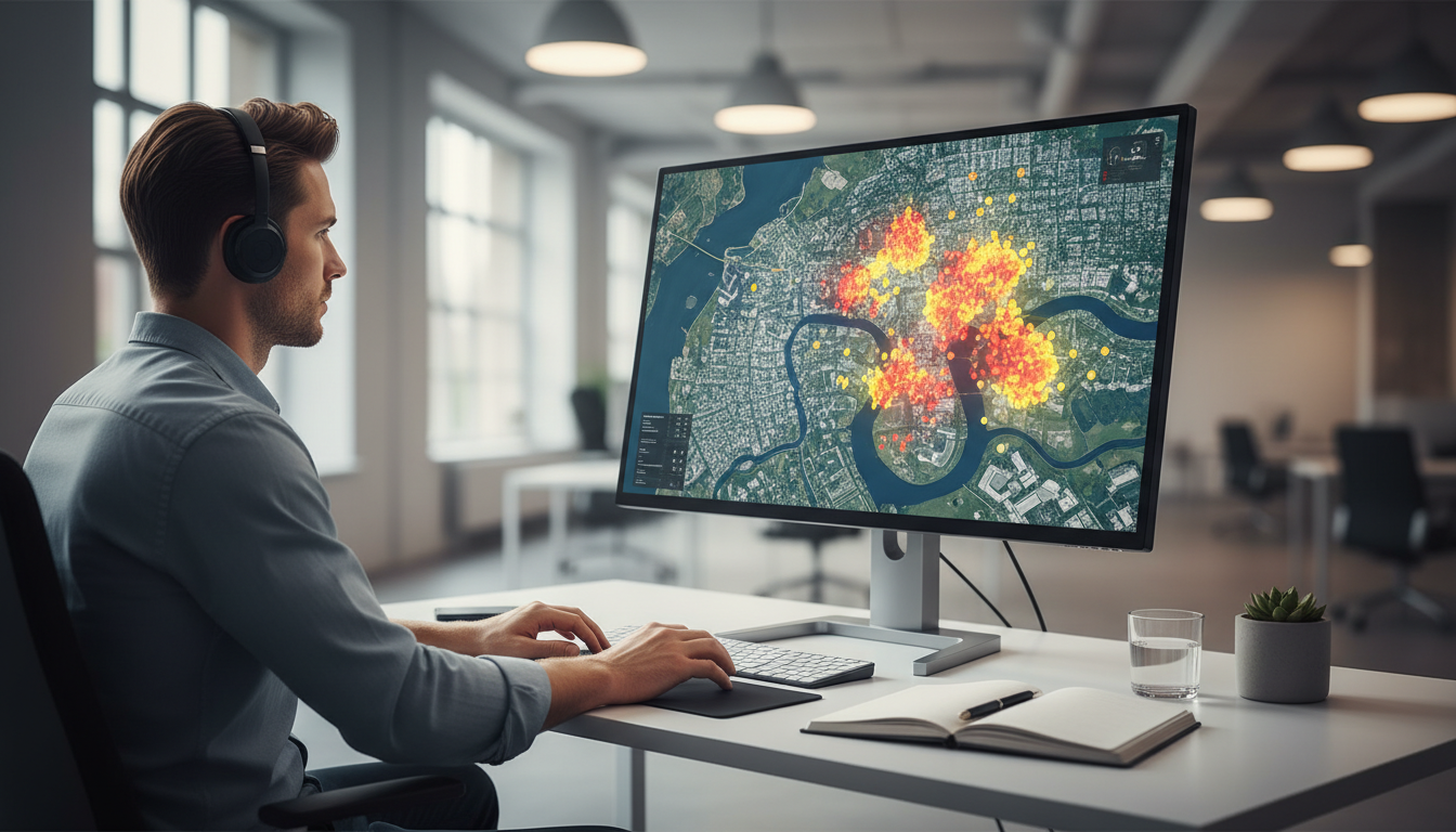 Анализ спутниковых снимков нейронной сетью для выбора мест базовых станций 5G