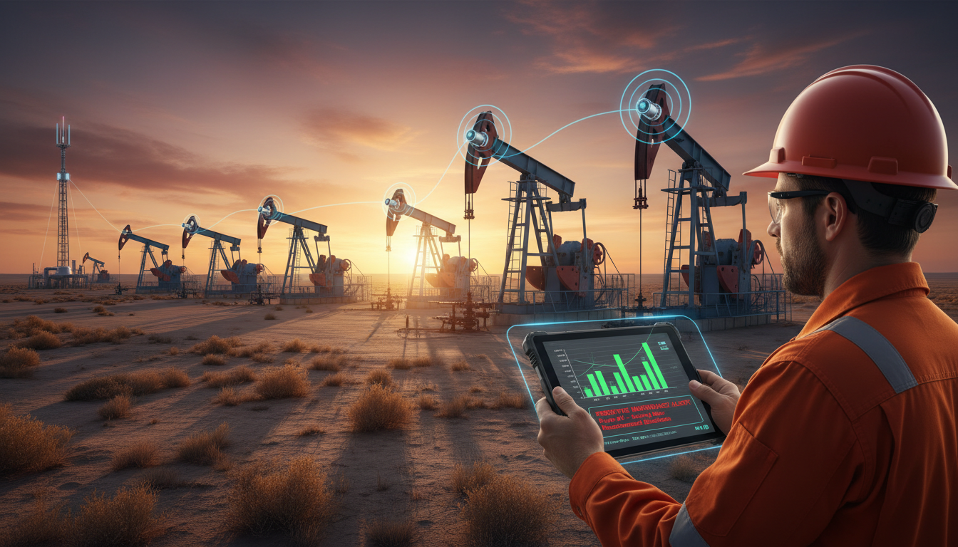 Предиктивное обслуживание нефтедобывающего оборудования с помощью ИИ-мониторинга