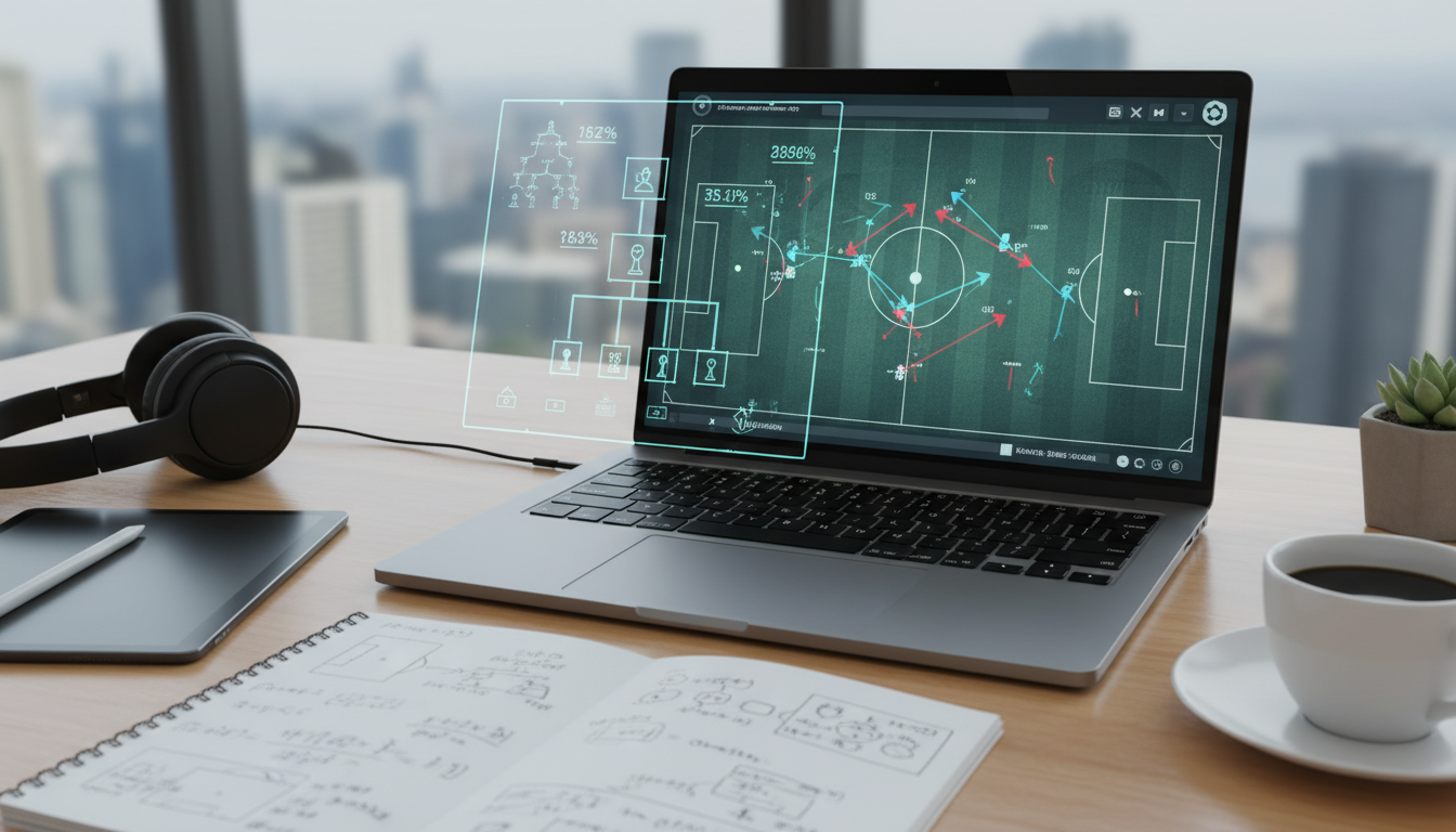 Иллюстрация к статье о Как применить искусственный интеллект в тактическом анализе матчей и стратегий