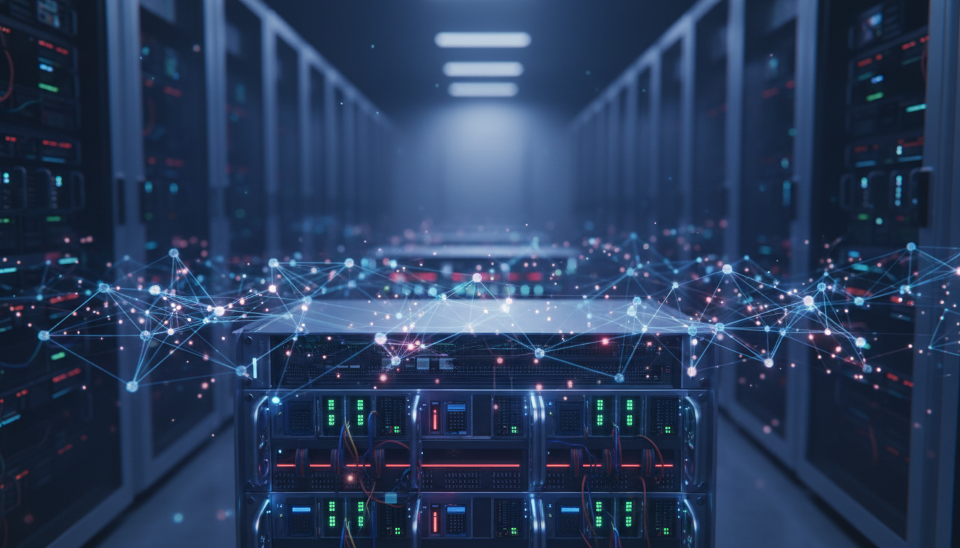 Визуализация технологического стека ИИ для обработки спортивного видео: серверы и нейросетевые схемы