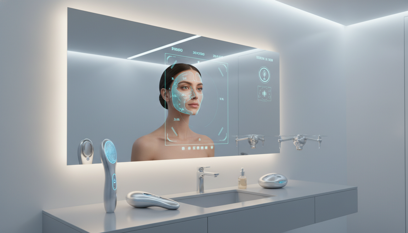 Умное зеркало и носимые технологии для диагностики кожи — будущее бьюти-технологий