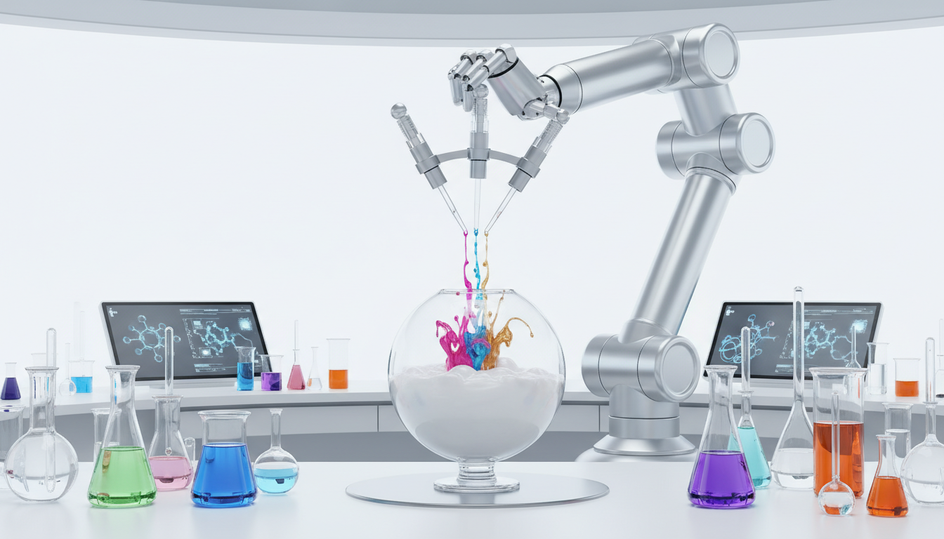 Роботизированная система создаёт персонализированный косметический состав