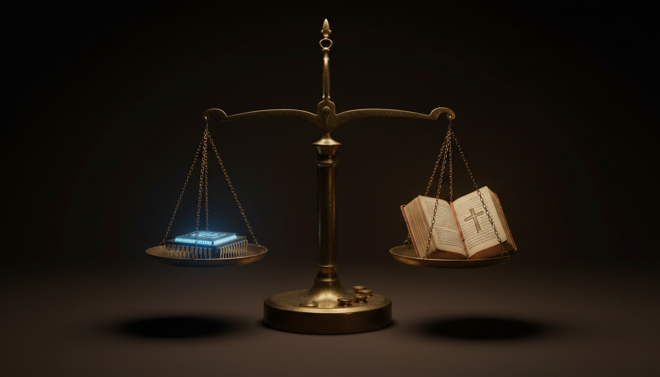 Баланс между технологиями искусственного интеллекта и духовными ценностями религии