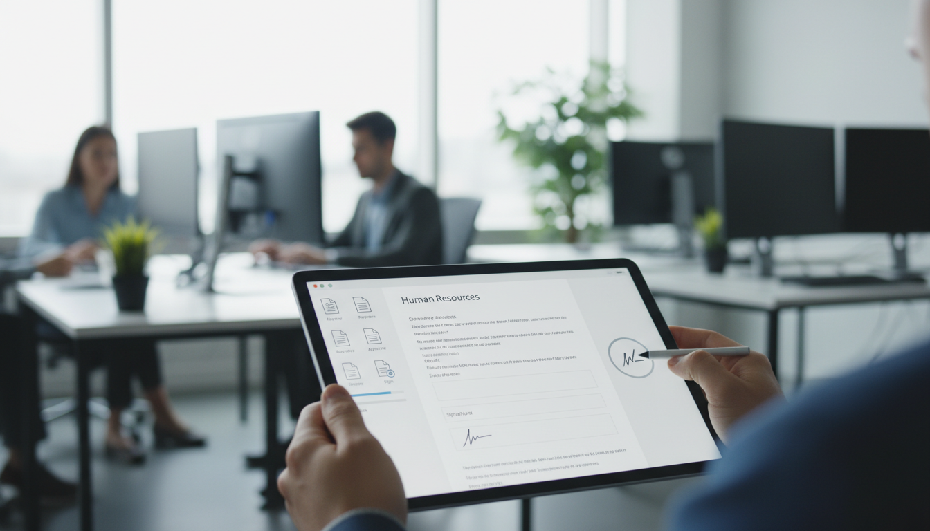 Электронный кадровый документооборот с ИИ — цифровые документы и электронная подпись