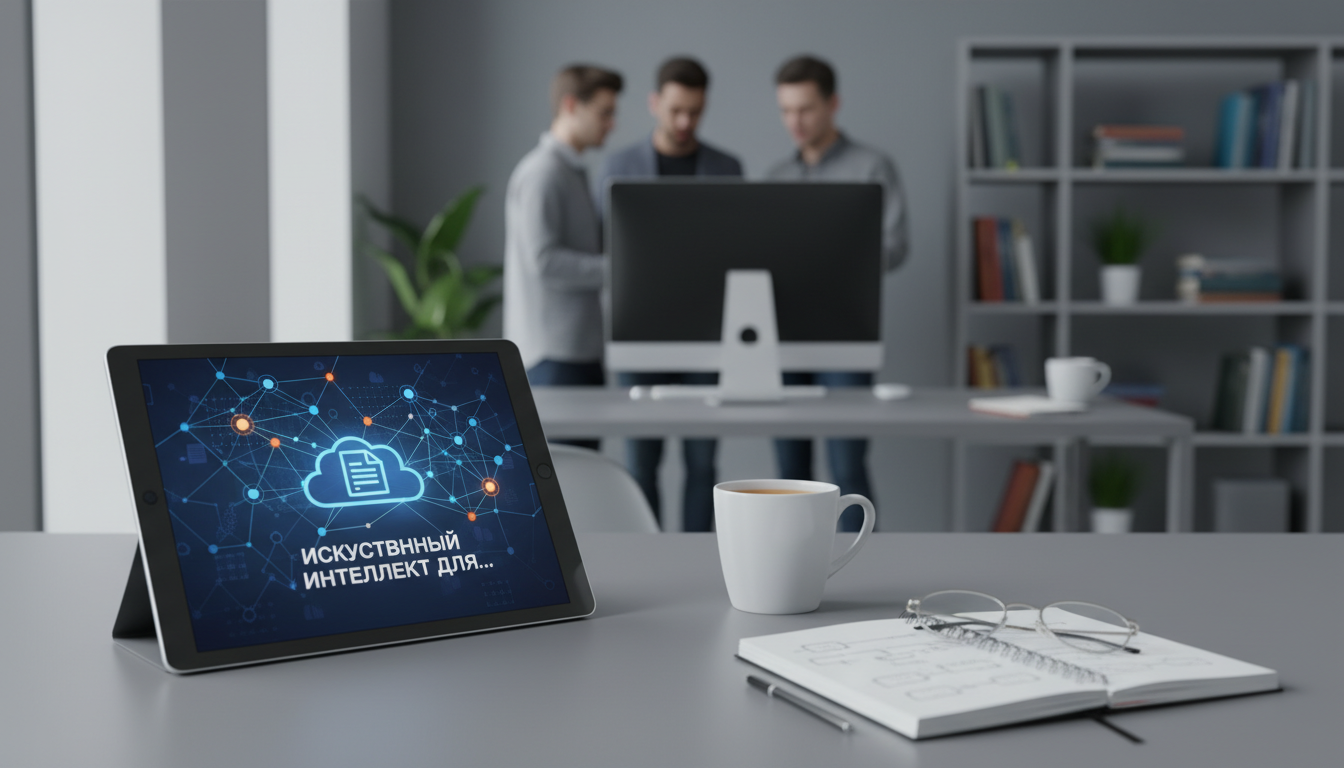 Иллюстрация к статье о Как применить искусственный интеллект в создании корпоративной базы знаний