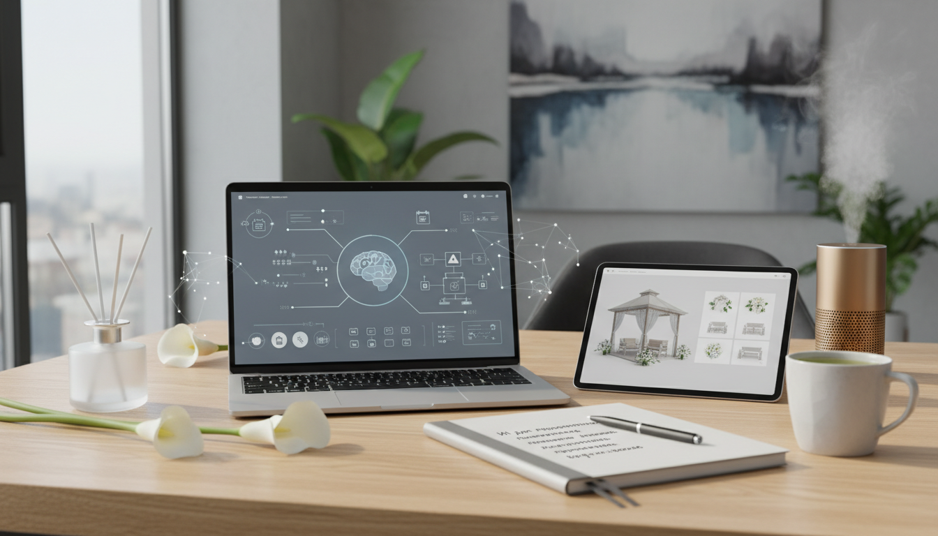 Иллюстрация к статье о Как применить искусственный интеллект в планировании мероприятий и свадеб